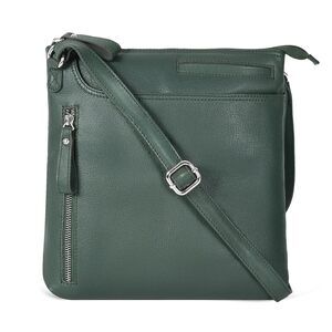 5358 Leather Crossbody Bags - Sling Handbags - Medium Cross body Purses